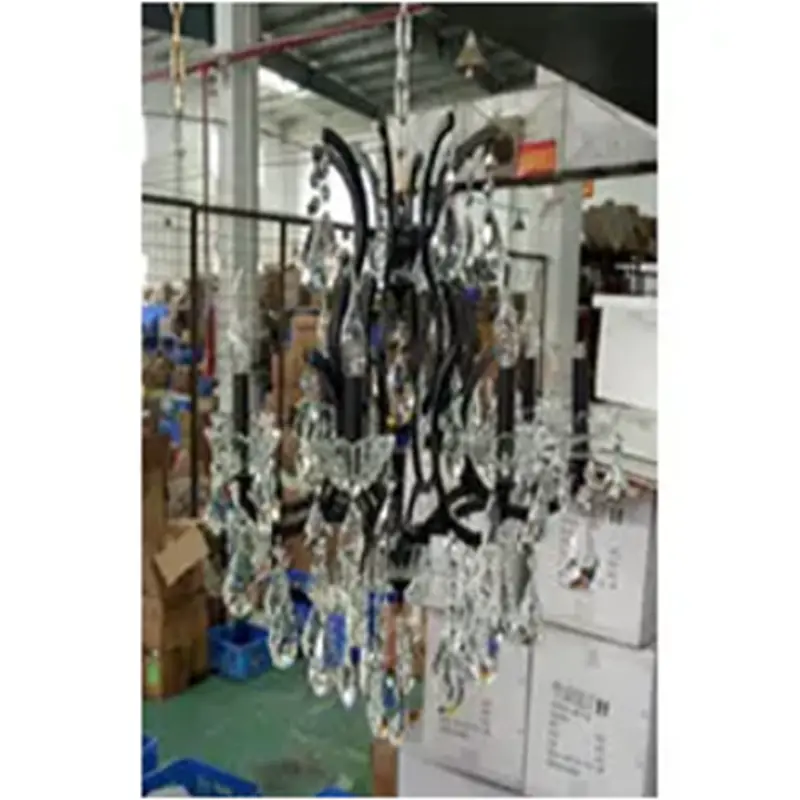 Lt-ch955-8blk Aico Furniture Lighting Accent Furniture Chandelier