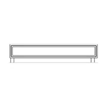 Ki-hudf134-216 Aico Furniture Hudson Ferry Bedroom Furniture Bed Frame