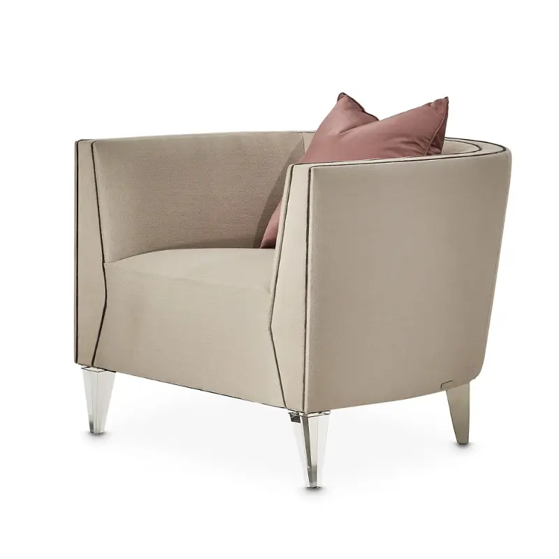 Lru-lnea835-mtl-823 Aico Furniture Linea Living Room Furniture Living Room Chair
