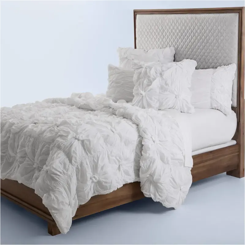 Bcs-ts02-savna-wht Aico Furniture Savanna White Bedding Comforter