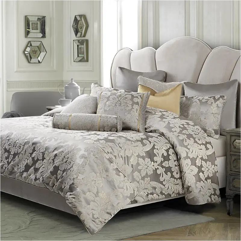 Bcs-qs09-asisi-plt Aico Furniture Assisi Bedding Comforter