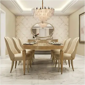 9008067-822 Aico Furniture Villa Cherie - Caramel Dining Room Furniture Mirror