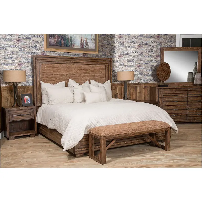 Ki-crln012-407n Aico Furniture Carrollton - Vtn Bedroom Furniture Bed