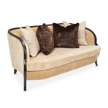 9007825-honey-412 Aico Furniture Malibu Crest Living Room Furniture Loveseat