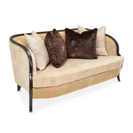 9007825-honey-412 Aico Furniture Malibu Crest Living Room Furniture Loveseat