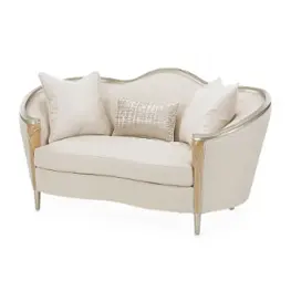 9008825-pearl-134 Aico Furniture Villa Cherie - Caramel Living Room Furniture Loveseat