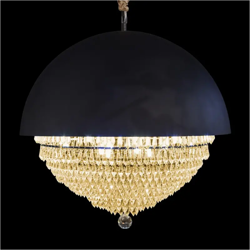 Lt-ch998b-12clr Aico Furniture Lighting Accent Furniture Chandelier