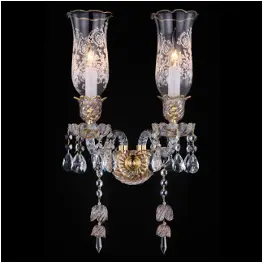 Lt-wl005-2clr Aico Furniture Garnier Accent Furniture Lighting