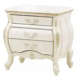 54040-113 Aico Furniture Lavelle - Classic Pearl Bedroom Furniture Nightstand