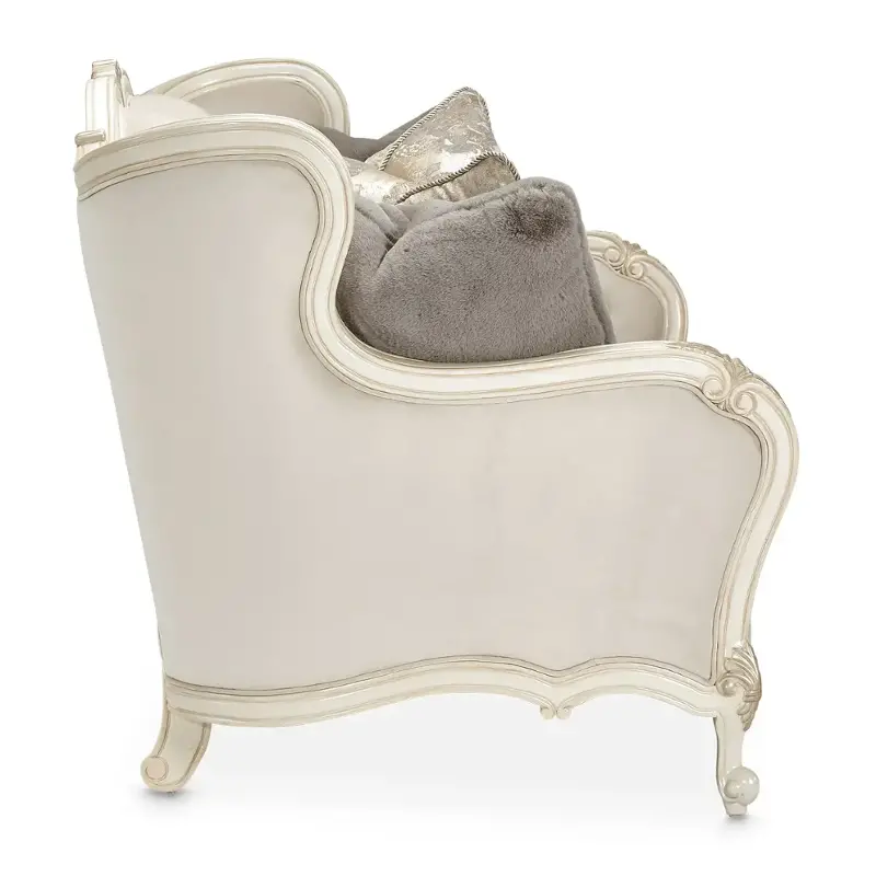 54815-ivory-113 Aico Furniture Lavelle - Classic Pearl Sofa Ivory