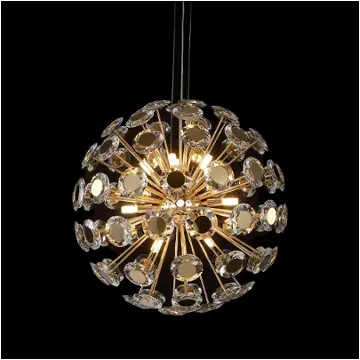 Lt-ch1001-12gld Aico Furniture Lighting Accent Furniture Chandelier