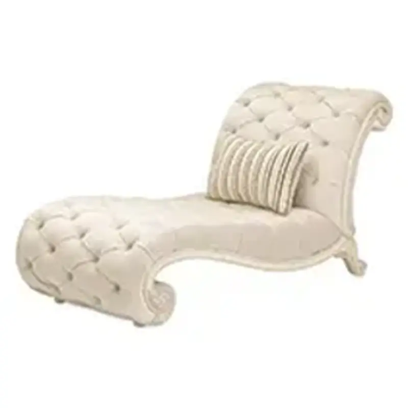 9059841-ivory-113 Aico Furniture Chamberi Living Room Furniture Chaise