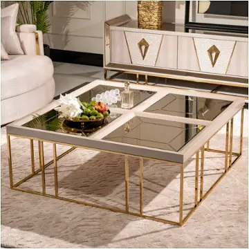 Lfr-crma201-141 Aico Furniture Carmela Living Room Furniture Cocktail Table