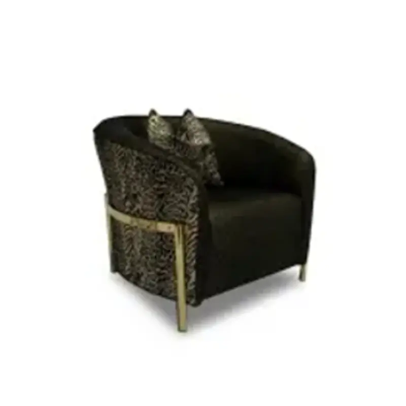 Lfr-lsbn835-onx-806 Aico Furniture Lisbon Living Room Furniture Accent Chair