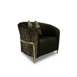 Lfr-lsbn835-onx-806 Aico Furniture Lisbon Living Room Furniture Accent Chair