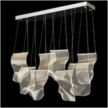 Lt-ch1016crm-8clr Aico Furniture Sheer Waves Accent Furniture Lighting