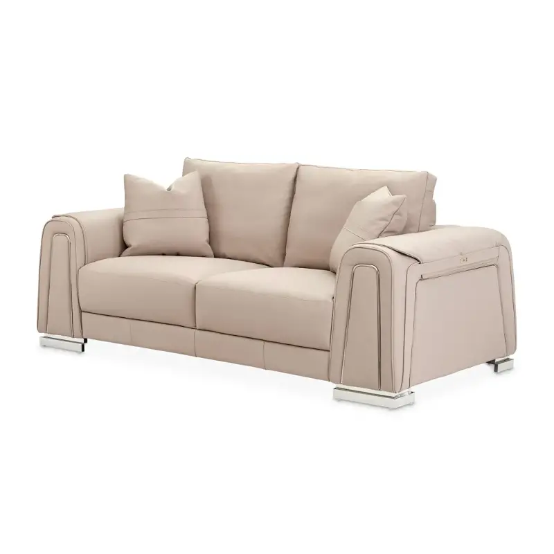 Mb-brgmo25-tpe-13 Aico Furniture Bergamo Living Room Furniture Loveseat