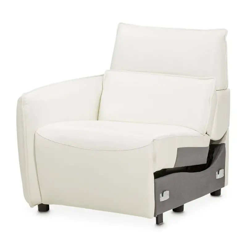 Mblp-vrna90-wht-00 Aico Furniture Verona Living Room Furniture Sectional