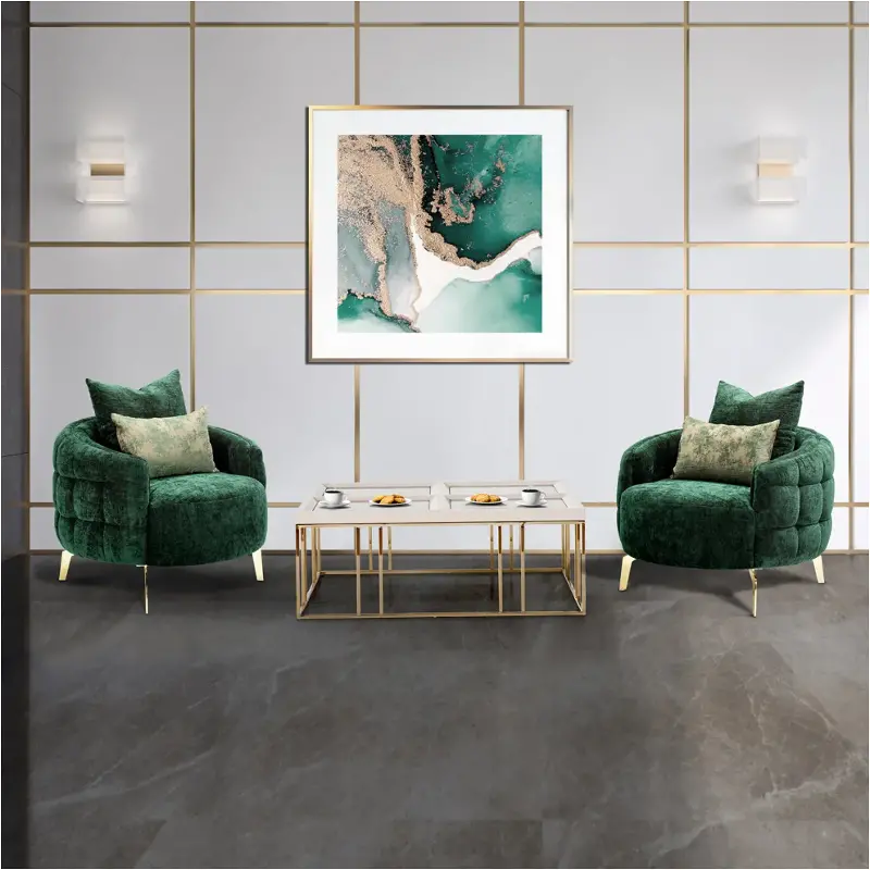 Lfr-clne835-emd-806 Aico Furniture Celine Accent Furniture Accent Chair