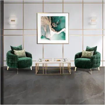 Lfr-clne835-emd-806 Aico Furniture Celine Accent Furniture Accent Chair