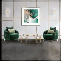 Lfr-clne835-emd-806 Aico Furniture Celine Accent Furniture Accent Chair
