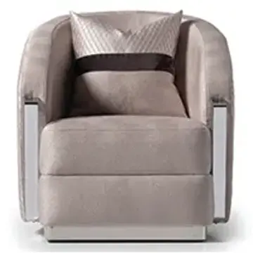 Lfr-crma835-znc-808 Aico Furniture Carmela Living Room Furniture Living Room Chair