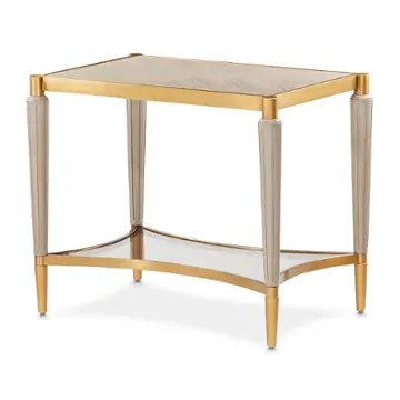 9088202-803 Aico Furniture St Charles Living Room Furniture End Table
