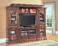 4pc Entertainment Wall With 50in Console