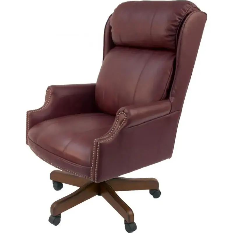 Oc170-bu Parker House Furniture Leather Office Chair - Burgundy