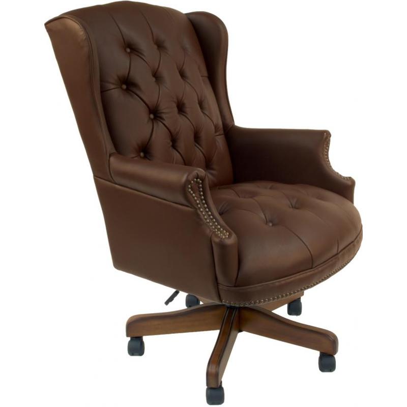 Oc175 Br Parker House Furniture Leather, Office Chairs Leather