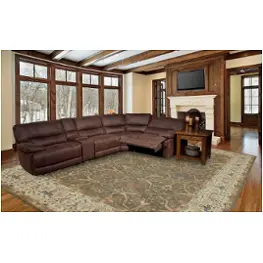Mpeg860-dk Parker House Furniture Pegasus - Dark Kahlua Living Room Furniture Sectional