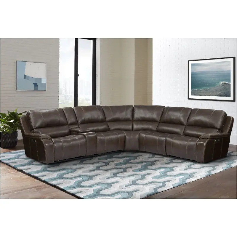 Mpot840-wal Parker House Furniture Potter - Walnut Living Room Furniture Sectional