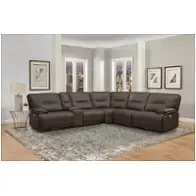 Mspa811lph-cho Parker House Furniture Spartacus - Chocolate Living Room Furniture Sectional