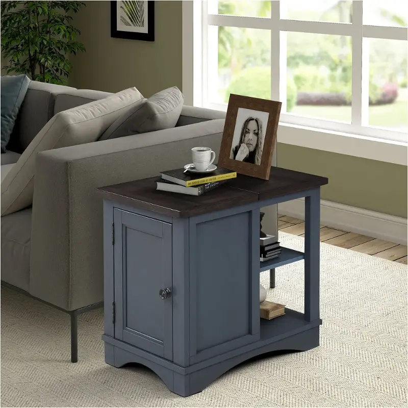 Ame06-den Parker House Furniture Americana Modern - Denim Accent Furniture Accent Table