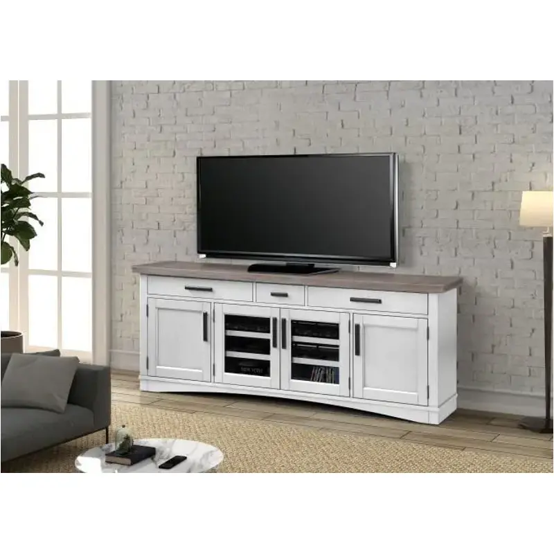 Ame76-cot Parker House Furniture Americana Modern - Cotton Home Entertainment Furniture Tv Console