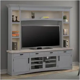 Ame92hp-dov Parker House Furniture Americana Modern - Dove Home Entertainment Furniture Entertainment Center