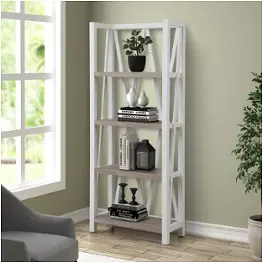 Ame330-cot Parker House Furniture Americana Modern - Cotton Home Office Furniture Bookcase
