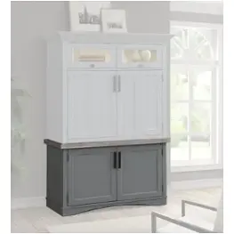 Ame350b-dov Parker House Furniture Americana Modern - Dove Home Office Furniture Credenza