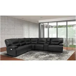 Mspa811rph-blc Parker House Furniture Spartacus - Black Living Room Furniture Sectional