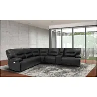 Mspa850-blc Parker House Furniture Spartacus - Black Living Room Furniture Sectional