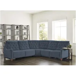 Mche811rp-wbl Parker House Furniture Chelsea - Willow Blue Living Room Furniture Sectional