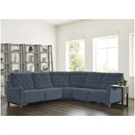 Mche811rp-wbl Parker House Furniture Chelsea - Willow Blue Living Room Furniture Sectional