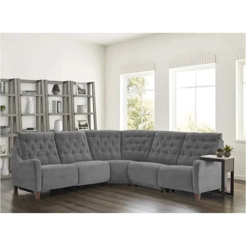 Mche811rp-wgr Parker House Furniture Chelsea - Willow Grey Living Room Furniture Sectional