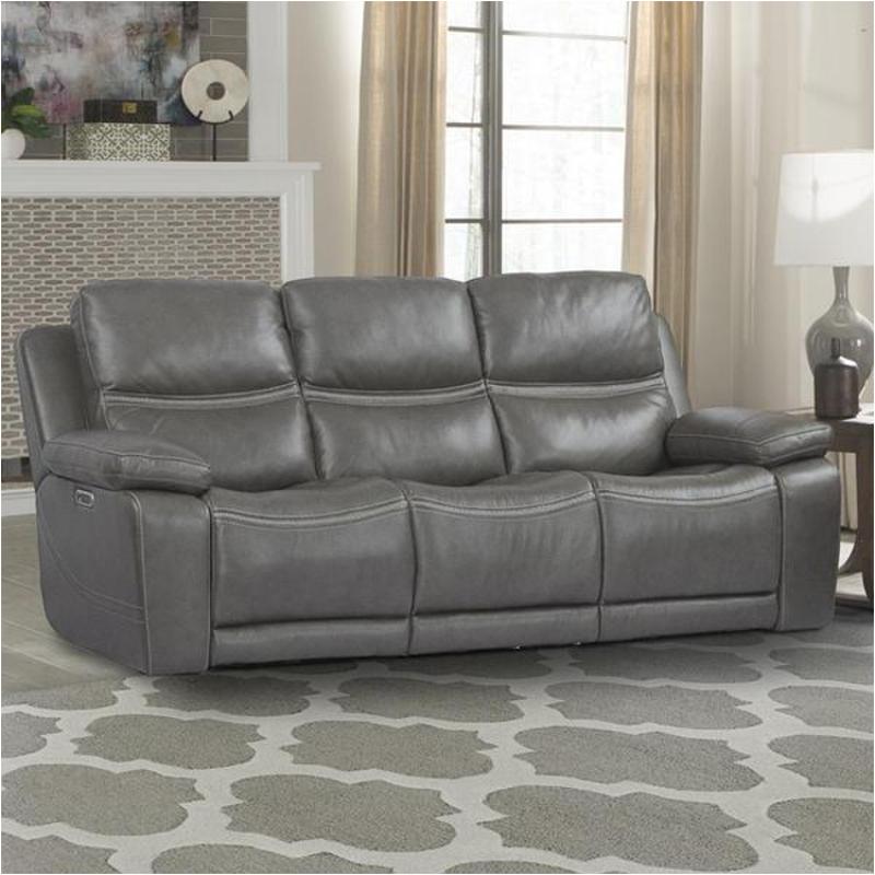 Mpal832phl Grg Parker House Furniture, Greige Leather Sofa