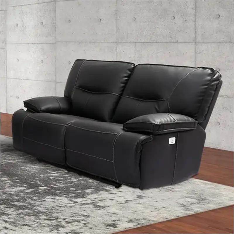 Mspa822ph-blc Parker House Furniture Spartacus - Black Living Room Furniture Loveseat