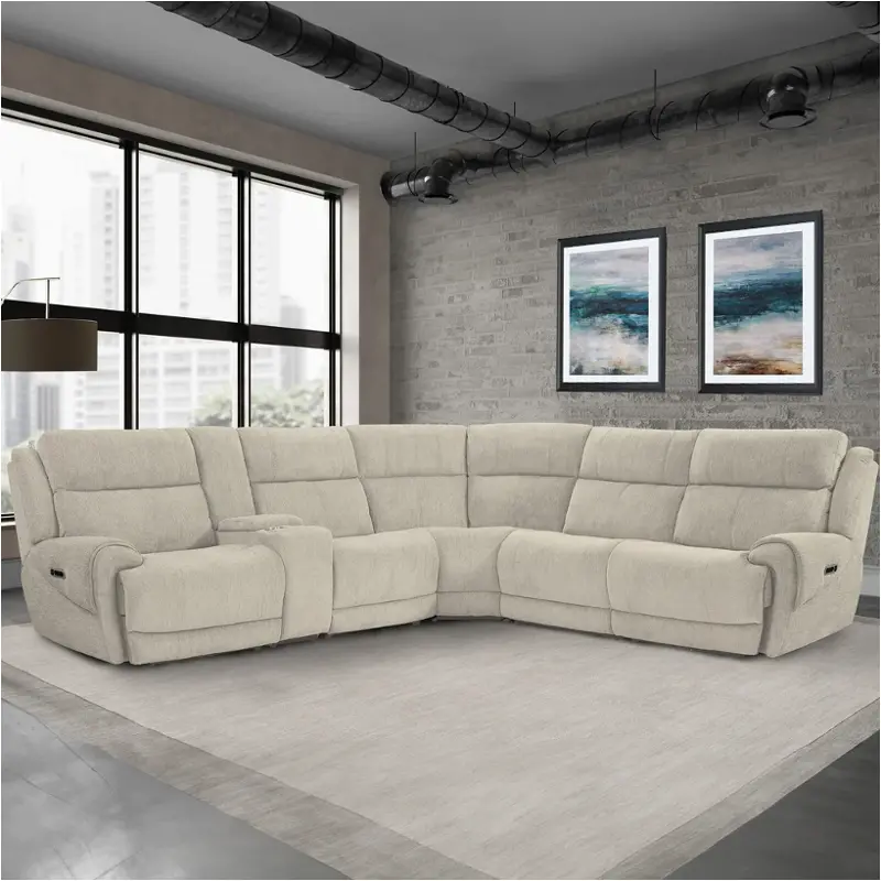 Mspe811lph-tpe Parker House Furniture Spencer - Tide Pebble Living Room Furniture Sectional