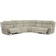 Mspe840-tpe Parker House Furniture Spencer - Tide Pebble Living Room Furniture Sectional