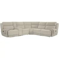 Mspe860-tpe Parker House Furniture Spencer - Tide Pebble Living Room Furniture Sectional