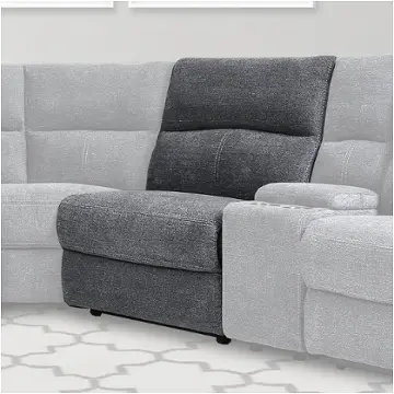 Mpol810-big Parker House Furniture Polaris - Bizmark Grey Living Room Furniture Sectional