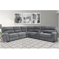 Mpol850-big Parker House Furniture Polaris - Bizmark Grey Living Room Furniture Sectional